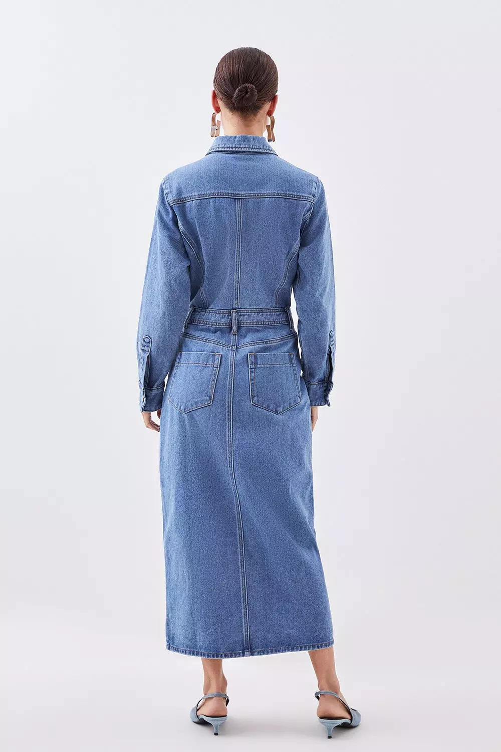 日本未入荷★Karen Millen 七分袖シャツワンピース 日本未入荷☆Karen Millen 七分袖シャツワンピース